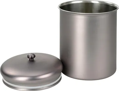 Image de More For Boîte en acier inoxydable 2200 ml pour poudre (lot de 2)