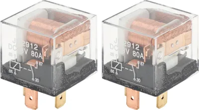 Produktbild von 4 Pins 48V 80A Auto-Relais Mehrzweck wasserdichtes Auto-Relais 2 Stück Klar