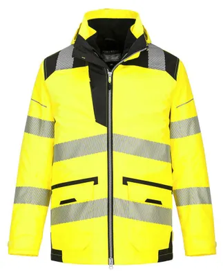 Immagine prodotto di Portwest PW367 PW3 Giacca 5-in-1 ad alta visibilità Giallo/Nero Taglia XXXL