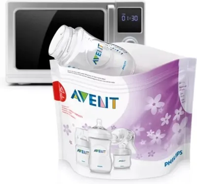 Zdjęcie produktu dla Torebka do sterylizatora mikrofalowego Avent na 5 sztuk