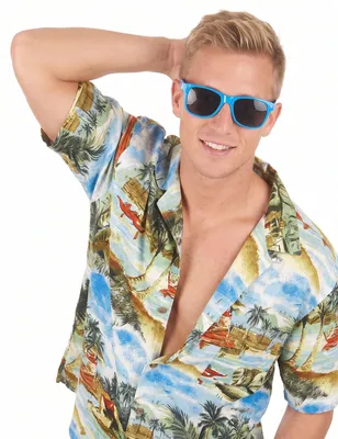 Produktbild von Brille mit getönten Gläsern blau - Einheitsgröße