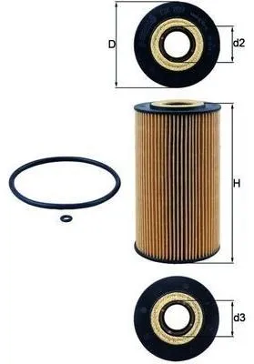 Obrázok produktu pre Olejový filter KNECHT OX 169D