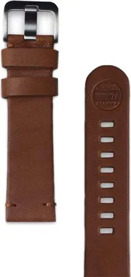Image de Samsung Es par Strap Studio Galaxy Watch 20 mm bande de cuir - bracelet de remplacement - brown