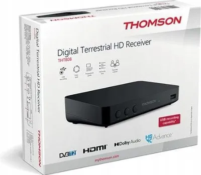 Obrázek produktu pro Thomson THT808 HDTV přijímač, DVB-T MPEG2 (HD), DVB-T2, Free-to-Air