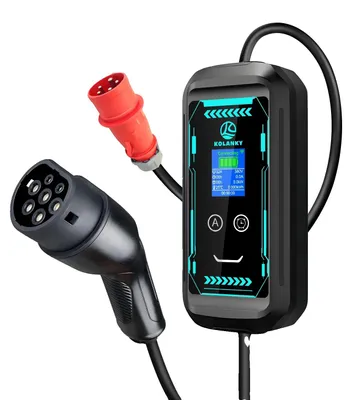 Produktbild von Tragbares EV-Ladegerät, umweltfreundlich, 10 m Kabellänge, 22KW Typ2 10M