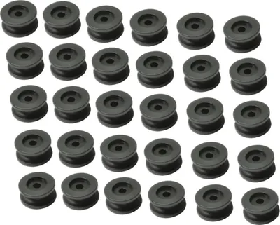 Produktbild von 30 Stück - Rundknopf für 6 - 8 mm Expanderseil - Planenknopf