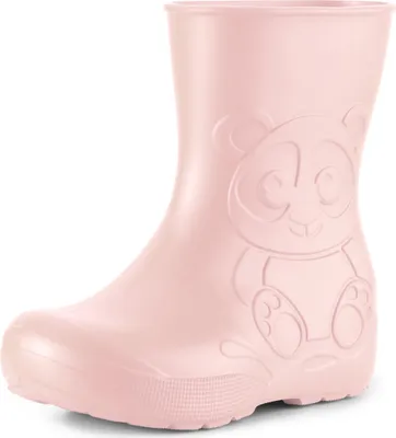 Produktbild von Ladeheid Eva Kinder Jungen Mädchen Gummistiefel Regenschuhe LA-CA-10 (Puderrosa, 24/25 EU)