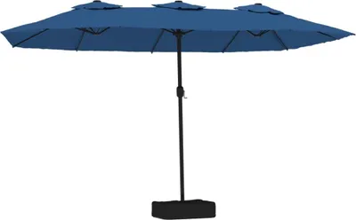 Obrázok produktu pre vidaXL Dvojitý slnečník azúrovo modrý 449x265 cm
