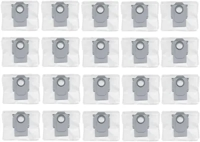 Produktbild von Staubbeutel - 20 Stück - 3 L - Ersatzbeutel für Roborock S8, S7, Q5, Q7, Q8 und G10S - Für Saugroboter mit Absaugstation