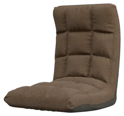 Produktbild von Faltbarer Bodenstuhl Schlafsessel Relaxsessel Sofastuhl Bodenkissen Bodensessel Bodensofa Relaxliege Liege Sessel Bodenliege Taupe Stoff