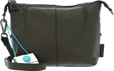 Produktbild von Gabs Leder Umhängetasche Funny TG Bull Pence Black Crossbody Bag Verde Militare olivgrün