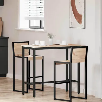 Produktbild von "Schlussverkauf" Tisch 1 PC  - Modernen Stil - Esszimmertisch - Natur 100x50x91 cm Ingenieure Holz und Stahl  C9711