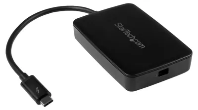 Immagine prodotto di StarTech.com Adattatore da Thunderbolt 3 a Thunderbolt 2 - Da laptop TB3 a display/dispositivi TB2 o TB1 - Convertitore TB2 20Gbps o TB1 10Gbps -  TB3 - Nero - Windows/Mac