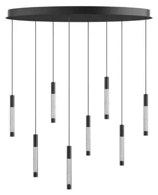 Image de Suspension - noir - Alisio -  verre métal - lampe design - LED - 4580ZW - Steinhauer
