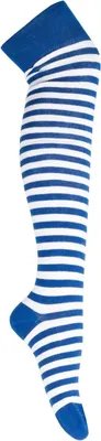 Produktbild von Overknees blau weiß OneSize
