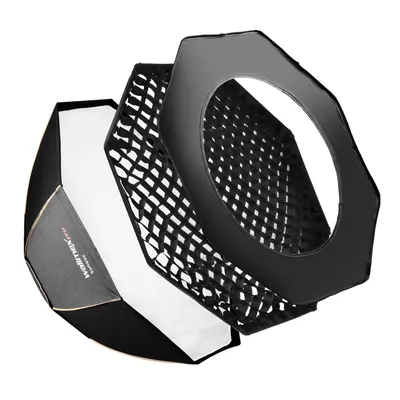 Obrázek produktu pro Walimex pro Octagon Softbox PLUS Orange Line 90, Černá, Zlato, Stříbrná, Bílá, Hliník, Bavlna, Plast, PVC, 1,7 kg, 370 mm, 900 mm, 900 mm
