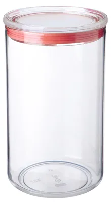 Obrázek produktu pro Sada 8 úložných nádob: 2 kusy o objemu 0,5 litru, vyrobené z plastu bez BPA