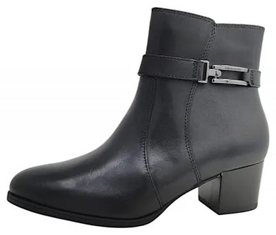Image de Tamaris - Bottines noires pour femmes, chaussures de loisirs