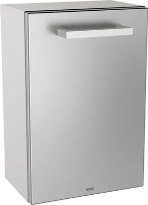 Immagine prodotto di Cestino KWC AR, RODAN, acciaio inox, 200x295x165 mm, montaggio esterno, circa 3,7 l