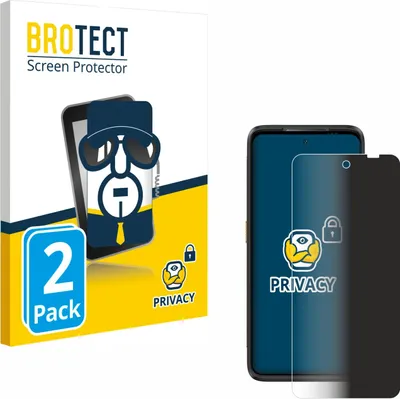Produktbild von 2x BROTECT Sichtschutzfolie für Ulefone Armor 23 Ultra Anti-Spy Privacy Sichtschutz Blickschutz Folie Blaulicht-Schutz