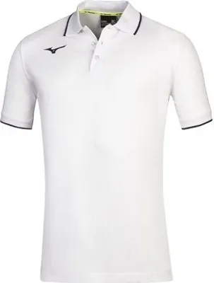 Zdjęcie produktu dla Męska sportowa koszulka polo Mizuno Polo, biała, duża XXL