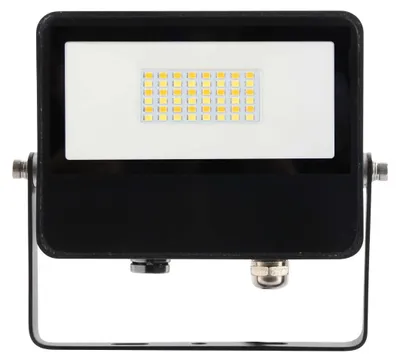 Immagine prodotto di Proiettore LED da esterno Sky 30W con tecnologia Switch CCT 3000K/4000K/5000K, fascio 115º, finitura Nero Opaco - Beneito & Faure
