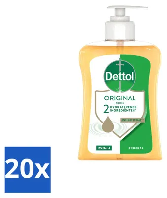 Productafbeelding van 20 x Dettol Antibacteriële Handzeep Original - 250 ml - Voordelige verpakking - 20 stuks