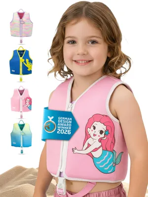 Produktbild von KIDVERSE Schwimmweste Kinder 2-6 Jahre - Schwimmhilfe Kinder