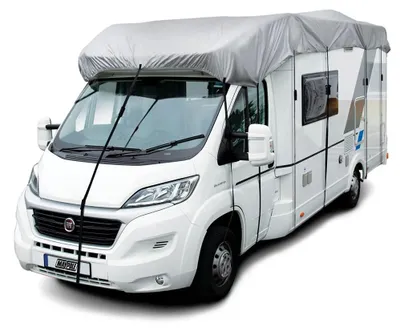 Productafbeelding van Maypole 9327 Bovenkant voor campers, geschikt voor voertuigen van 8 - 8,5 meter, kleur: zilver
