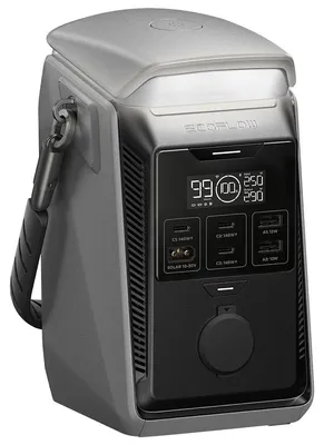 Produktbild von EcoFlow TRAIL Plus 300 DC, Lithium Nickel Manganese Cobalt Oxide (LiNMC), Zigarettenanzünder, Solar, USB, 288 Wh, 300 W, 12 W, 140 W