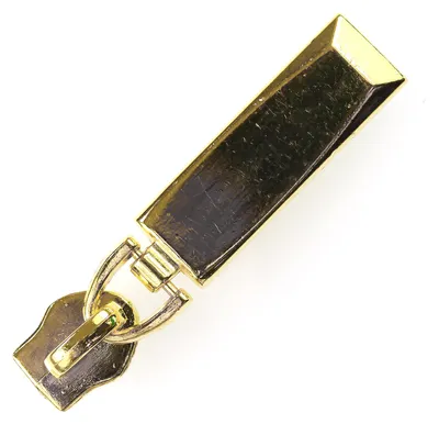 Design Zipper für Spiralreißverschluss, 5mm, gold