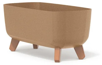 Obrázek produktu pro Prosperplast s.r.o. Květináč s nožičkami GRACIA CASE ECO WOOD 39 cm, béžová