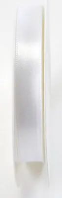 Produktbild von Goldina® 8172015010025 Doppelsatinband - 15 mm x 25 m, weiß