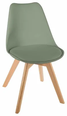 Produktbild von Stuhl "baya" beine buche khakigrün - Atmosphera créateur d'intérieur