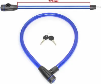 Image de Antivol Bleu De 90 Cm De Long