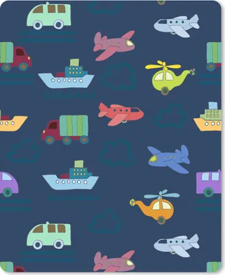 Produktbild von MuchoWow® Mauspad Mousepad Muster - Flugzeug - Boot - Lastwagen - Junge - Kinder - Kinder 30x40 cm - Mousepads - Maus Mat - Pad - Mausunterlage - Mausmatten