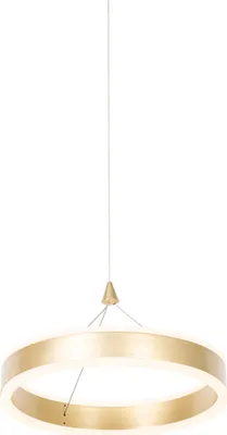 Produktbild von Hängelampe Messing 30 cm inkl  LED 3 Stufig dimmbar Lyani