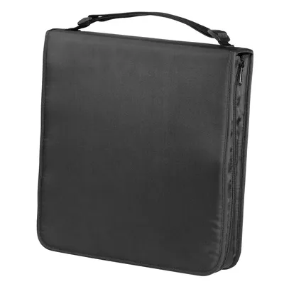 Produktbild von Hama CD Wallet Nylon 160, black, 304 x 335 x 68 mm, Schwarz, Nylon