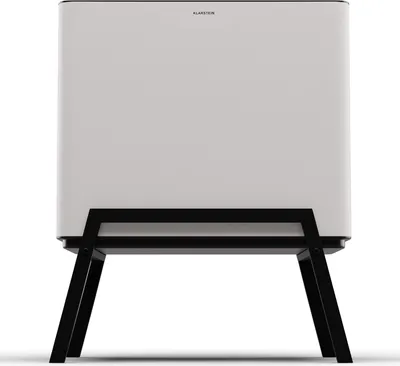 Produktbild von Klarstein, kuchynský odpadkový kôš, 40 l, s 2 priehradkami a vekom, pedálový odpadkový kôš do kúpeľne, kovový, robustný