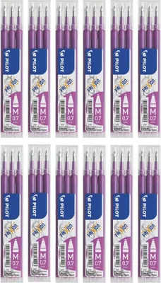 Produktbild von Pilot - Rollerpenvulling Pilot Frixion BLS -Fr7 M Purple | Setzen Sie ein 3 -Stück | 12 Stücke