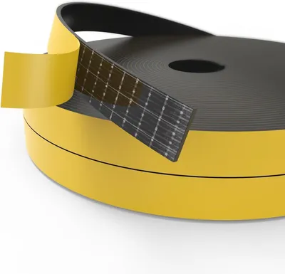 Produktbild von Türdichtung für Türen, selbstklebendes Schaumstoffband 25 mm x 3 mm x 10 m, schwarz, für Zuhause