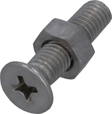 Obrázek produktu pro Suki zapuštěný šroub M3 x 16 mm, nerezová ocel A2, FK70, PH2, DIN 965 (balení po 10 ks)