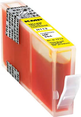 Produktbild von KMP Tintenpatrone passend für HP 364 Yellow CB320EE