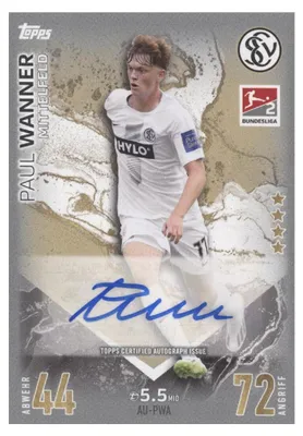 Image de AU-PWA  - Paul Wanner - Carte dédicacée - 2023/2024