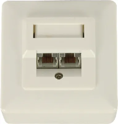 Produktbild von Valueline VLCP89150I, 2xRJ45, Weiß