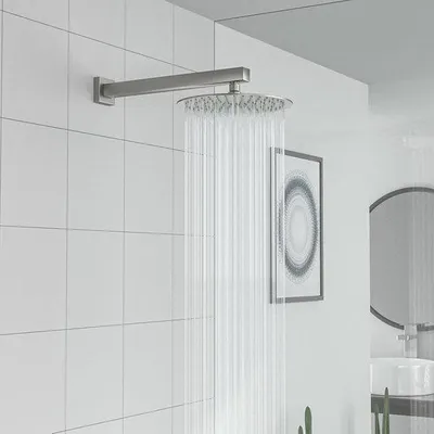 Produktbild von Famanu Regenduschekopf aus Edelstahl - verchromt