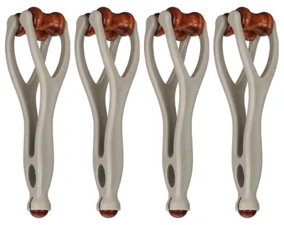 Produktbild von Handmassage Roller Set Holz, Fingertrainer zur Entspannung & Mobilität, ergonomischer Finger Massager für Alltag
