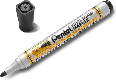 Zdjęcie produktu dla Marker do tablic Pentel MW85, okrągła końcówka, czarny