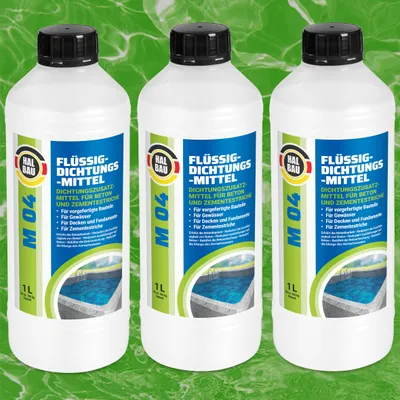 Produktbild von Flüssiger Dichtungsmittel 3L für Beton Zementestrich Mörtelzusatzmittel Plastifizierer M04