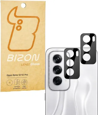 Produktbild von Szkło na aparat Bizon Glass Lens do Oppo Reno 12 / 12 Pro, 2 sztuki